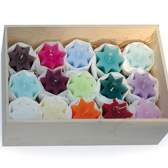 15er-Mini – Happy New Year Box - Sternkerze