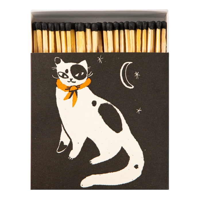 Zündhölzer | Gefleckte Katze - Sternkerze