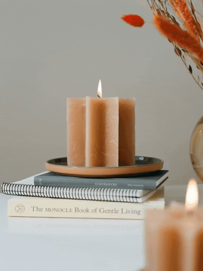 Star Candle Caramel Paraffin 