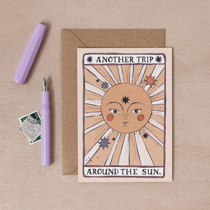 Geburtstagskarte | Tarotkarte | - Sternkerze