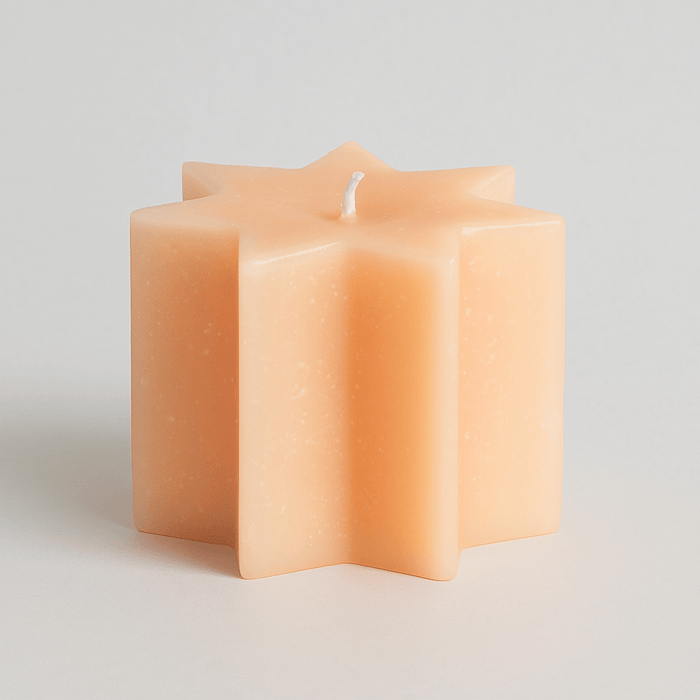 Pale Apricot Paraffin Kerzen | Sternkerze - Sternkerze